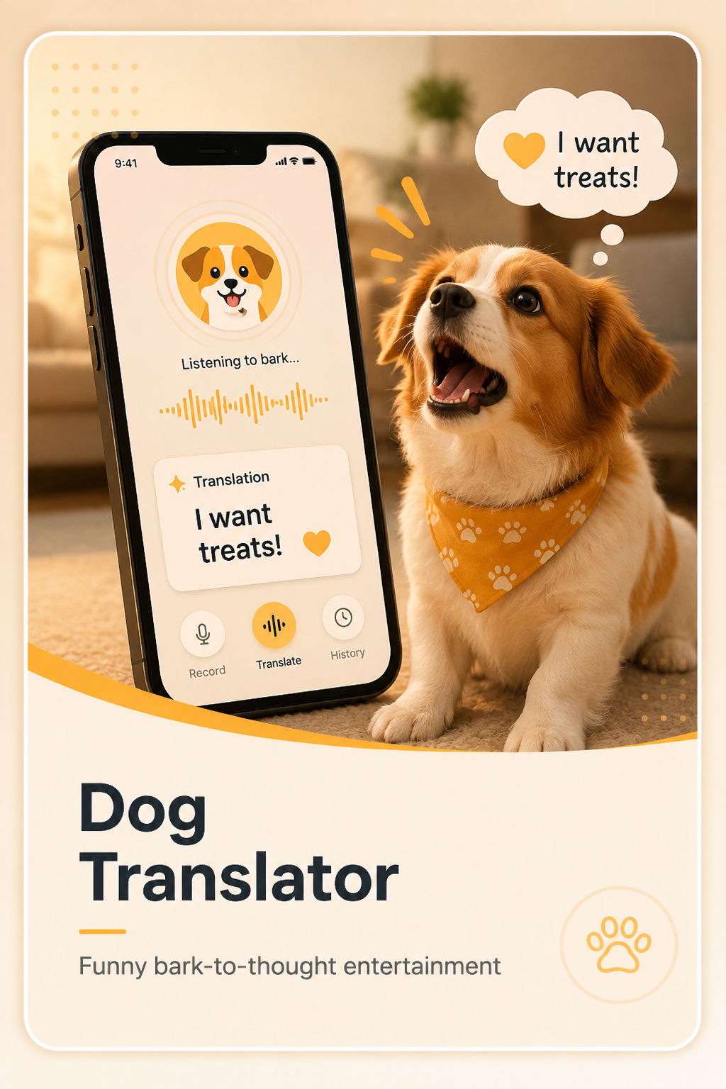 Dog Translator preview card